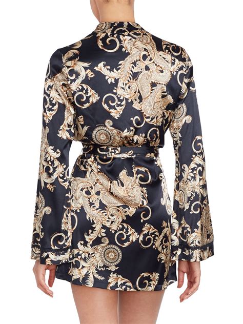 versace robe silk